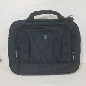 Black Travel soft Laptop Messenger Bag TUARI Briefcase Shoulder Strap Padded